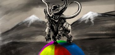 1000 mammouth ballon