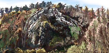 1000 Anticlinal paysage